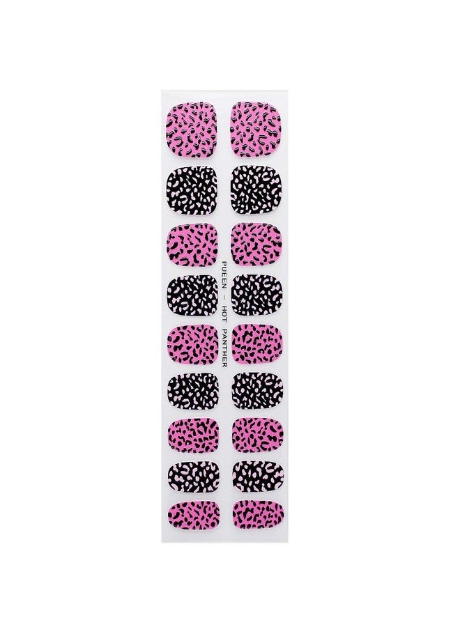 PUEEN 3D Sparkle Nail Wraps Collection WILD IN LOVE - 5 Pack (18 Strips Each) Nail Wraps/Nail Strips/Nail Foils/Nail Stickers/Nail Decals/Nail Patches Fashion Designs-BH000196 - Image 5